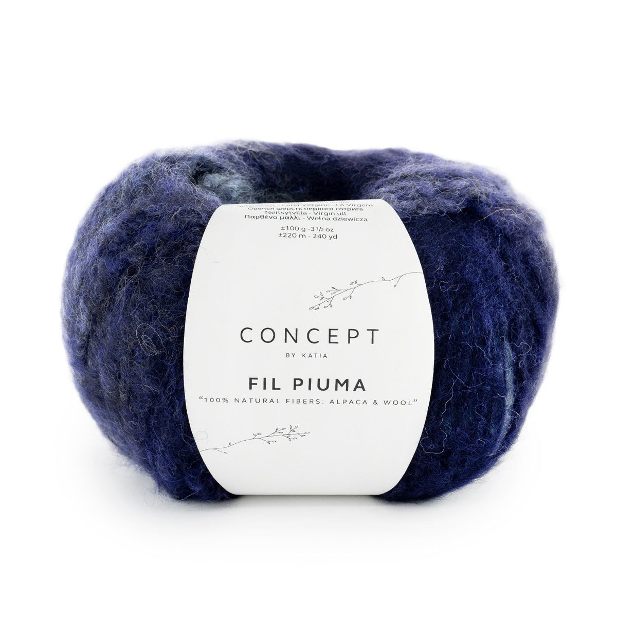 Katia Fil Piuma 302 - Blue-Grey
