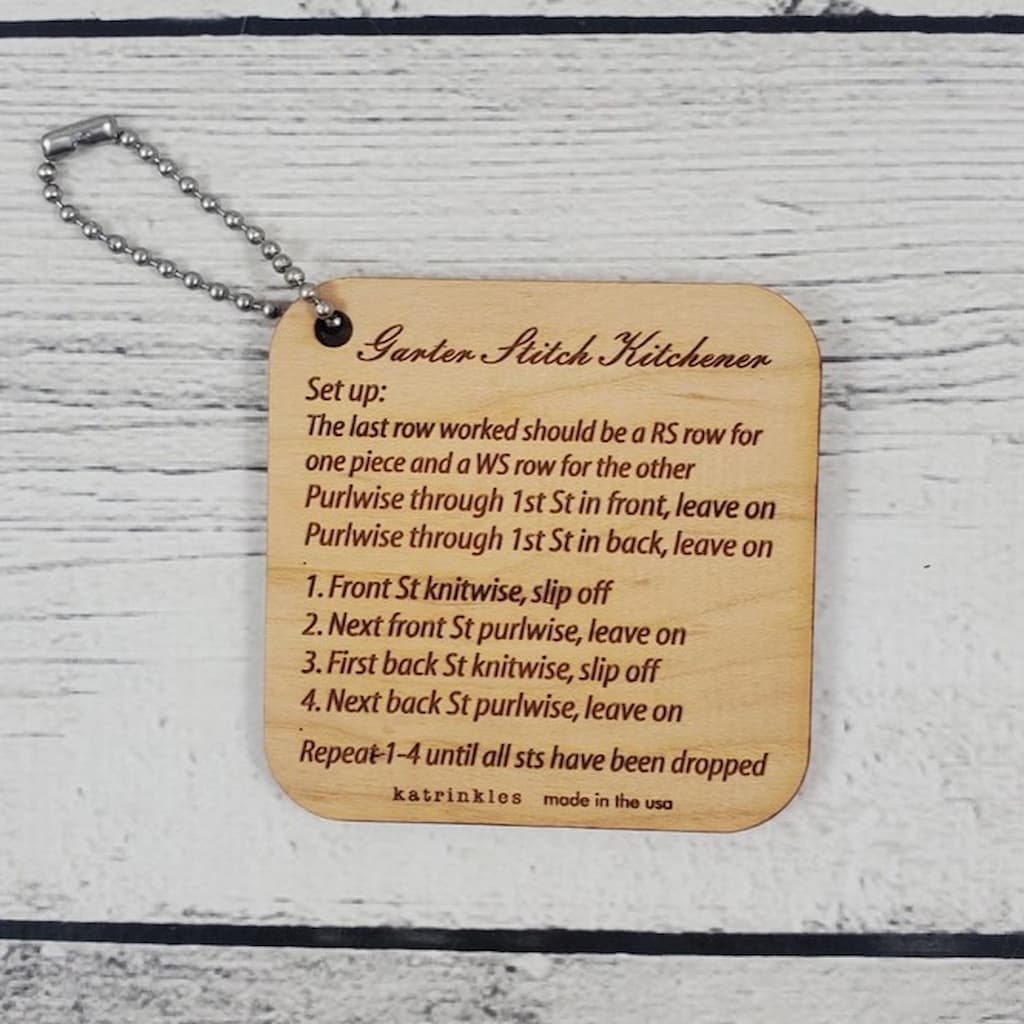 Katrinkles Basics Mini Tool | Garter Stitch Kitchener - Paradise Fibers