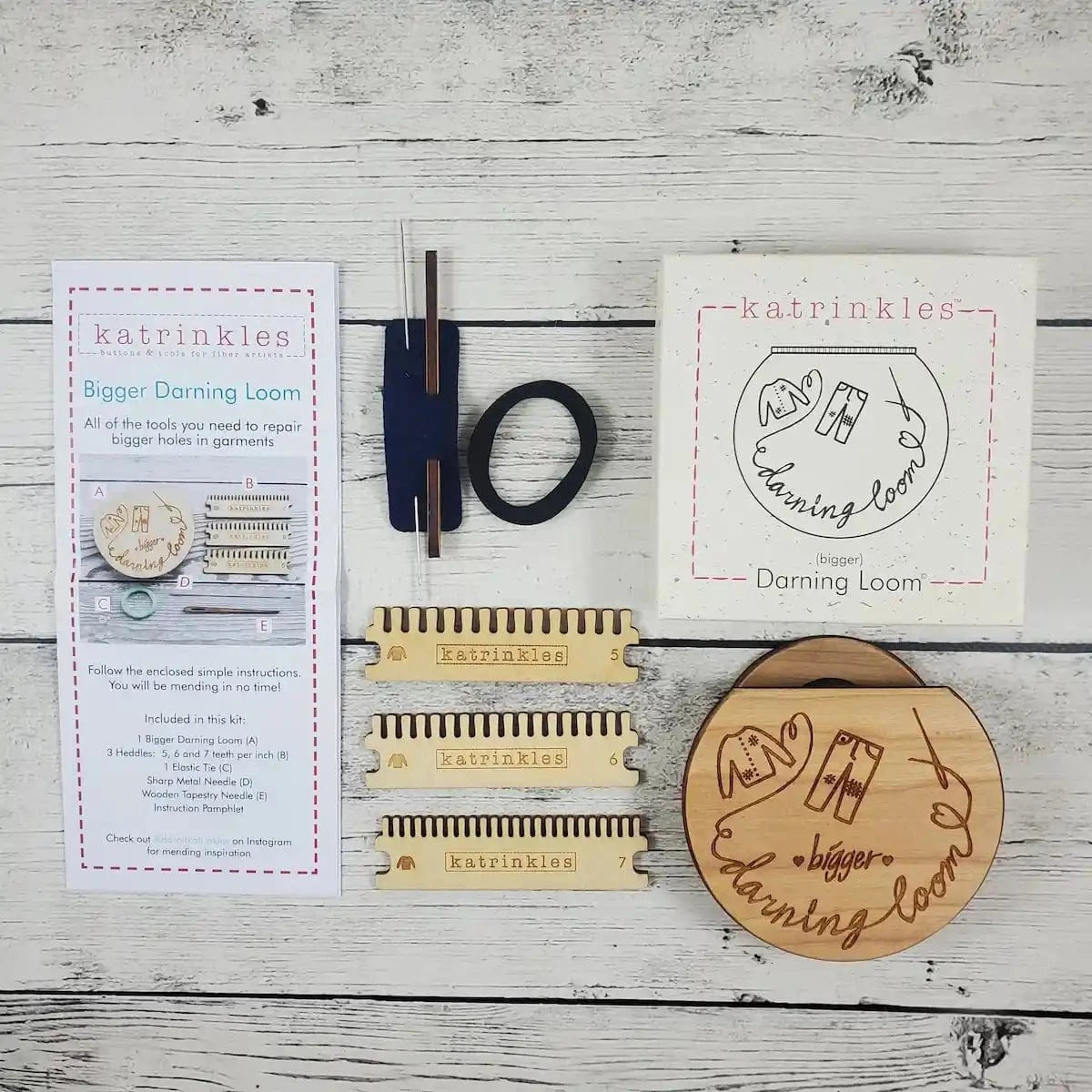 Katrinkles Darning & Mending Loom Kits - Paradise Fibers