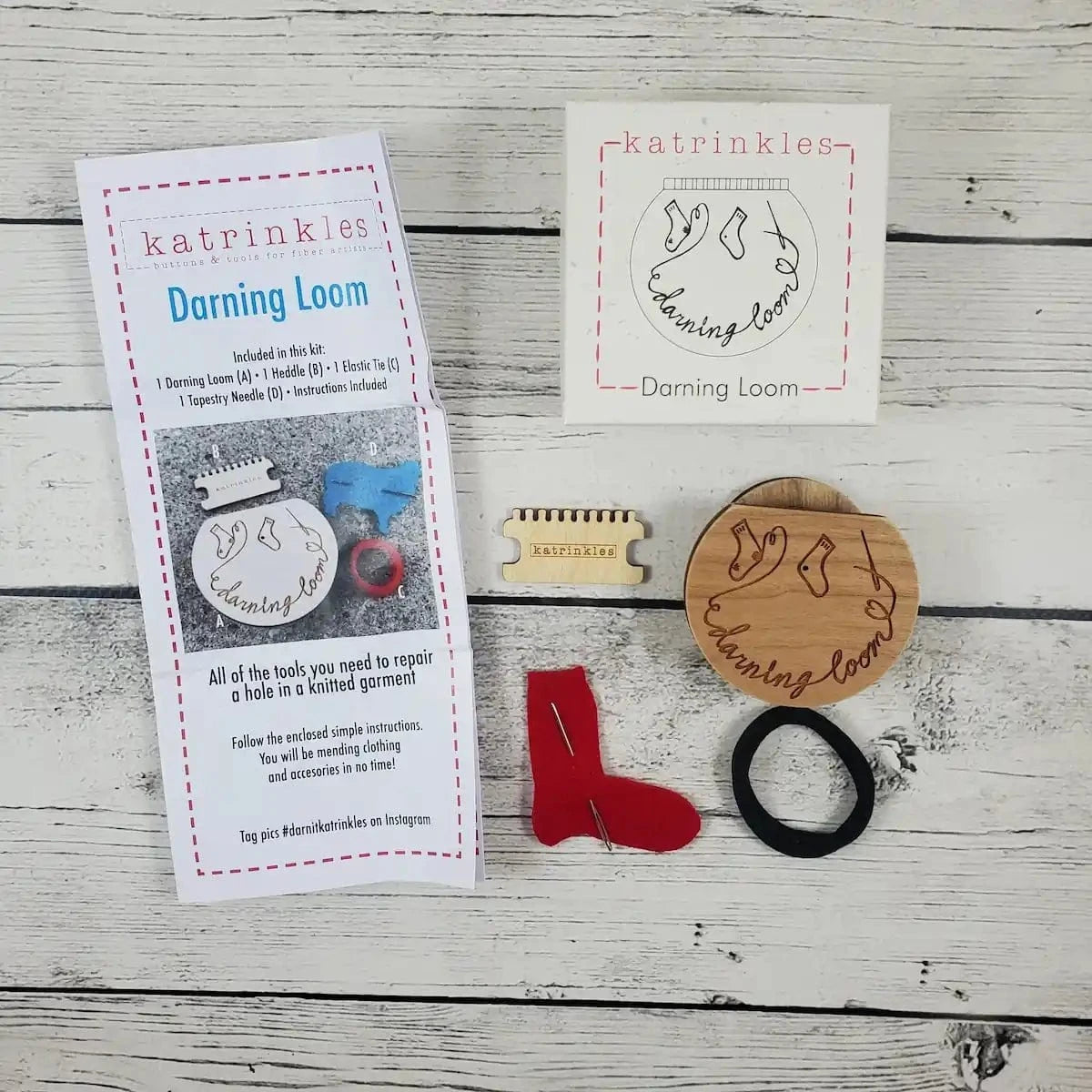 Katrinkles Darning & Mending Loom Kits - Paradise Fibers