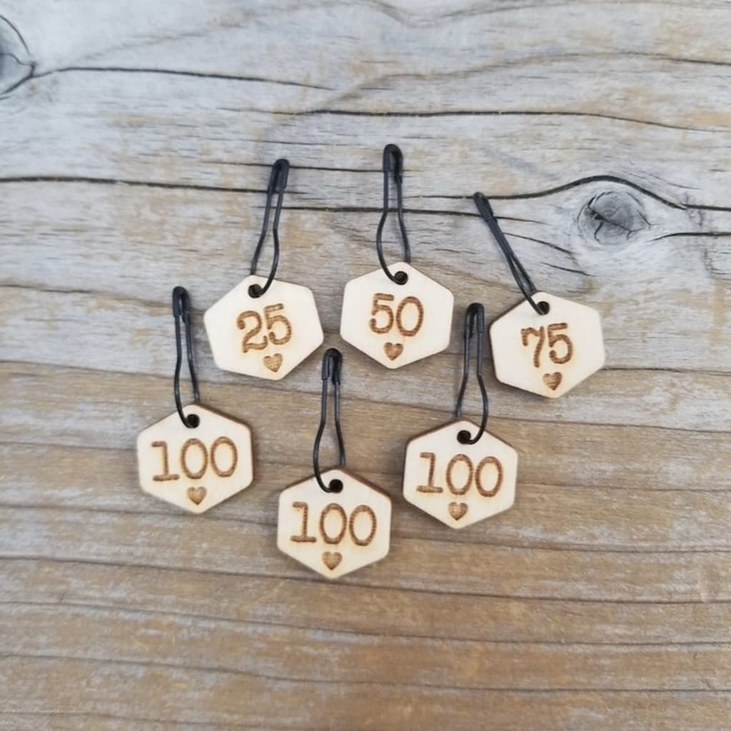 Katrinkles Stitch Marker Set | Cast On Counting Numbers - Paradise Fibers