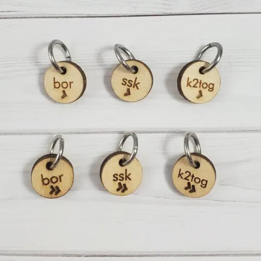 Katrinkles Stitch Marker Set | Sock Instructions - Paradise Fibers