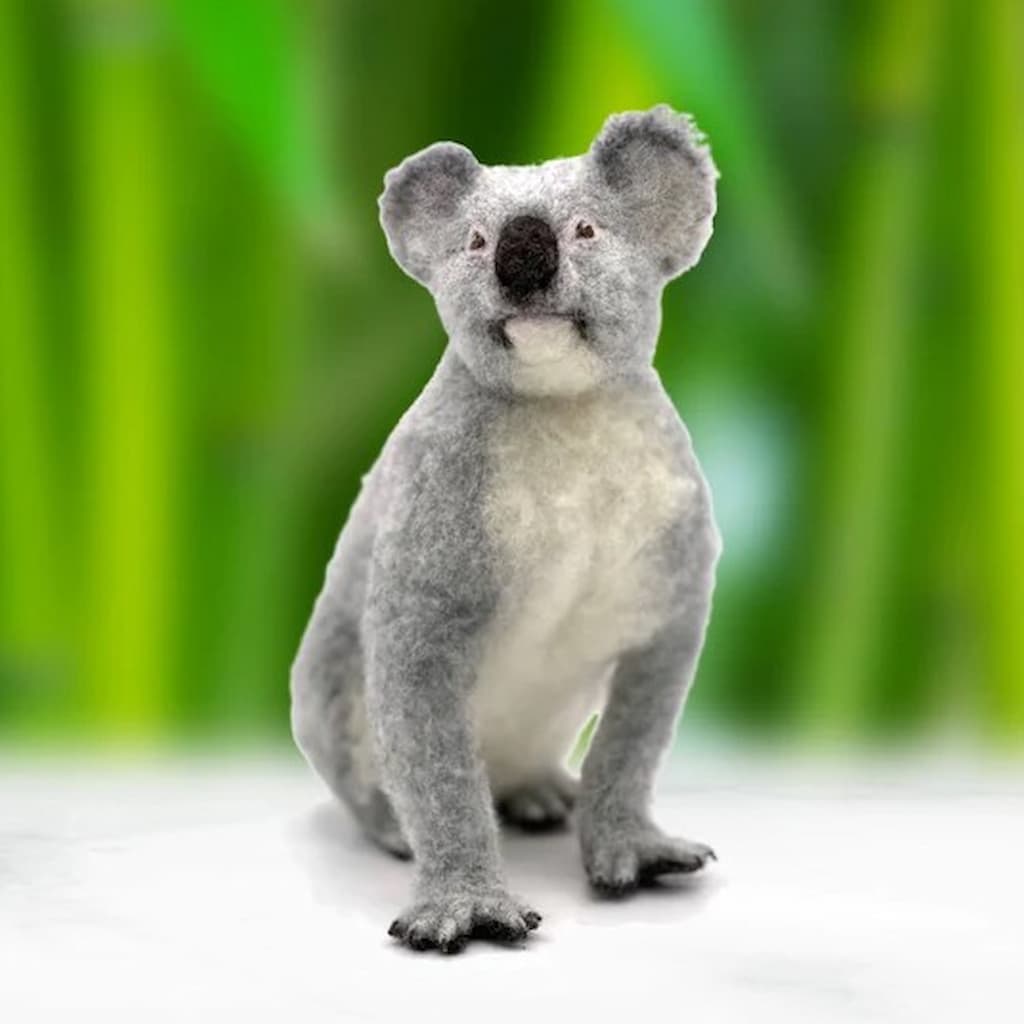 Koko the Koala Needle Felting Kit - Paradise Fibers
