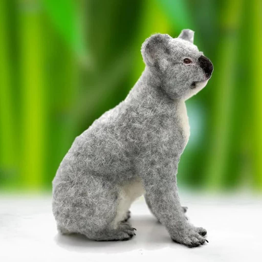Koko the Koala Needle Felting Kit - Paradise Fibers