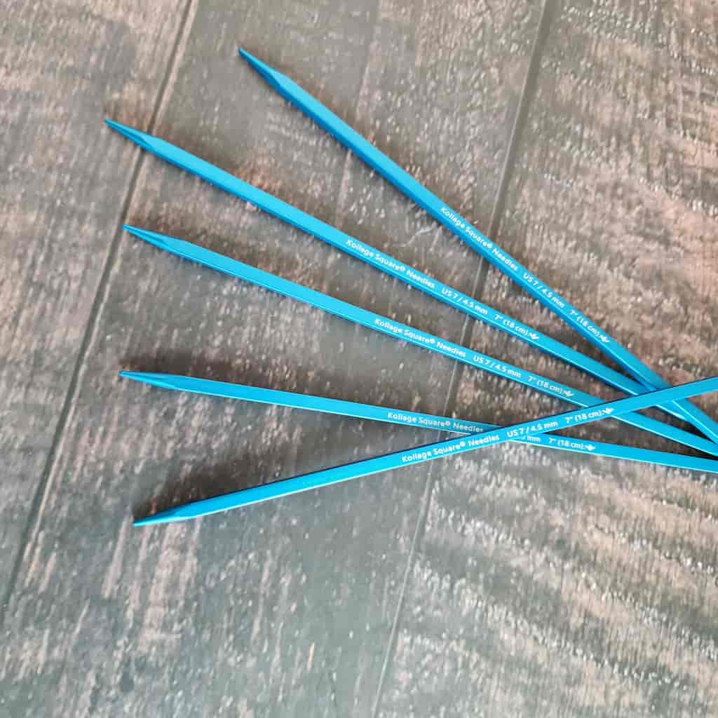 Kollage Double Pointed Knitting Needles | Blue - Paradise Fibers