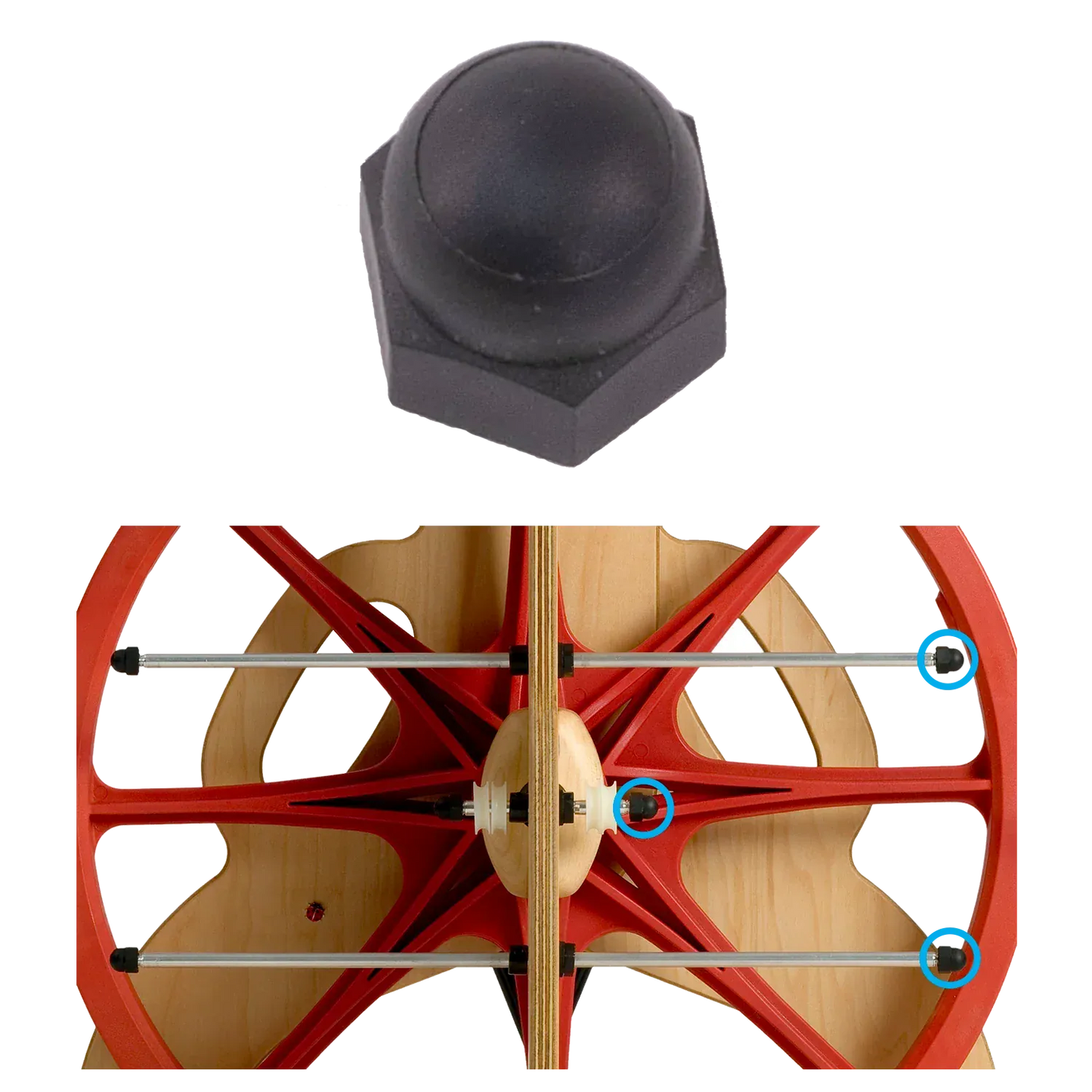 Schacht Ladybug Lazy Kat Cap Nut