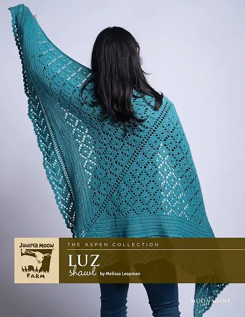 LUZ SHAWL Pattern by Juniper Moon - Leaflet - Paradise Fibers