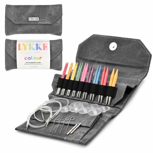 Lykke Colour Interchangeable Knitting Needle Sets - Paradise Fibers