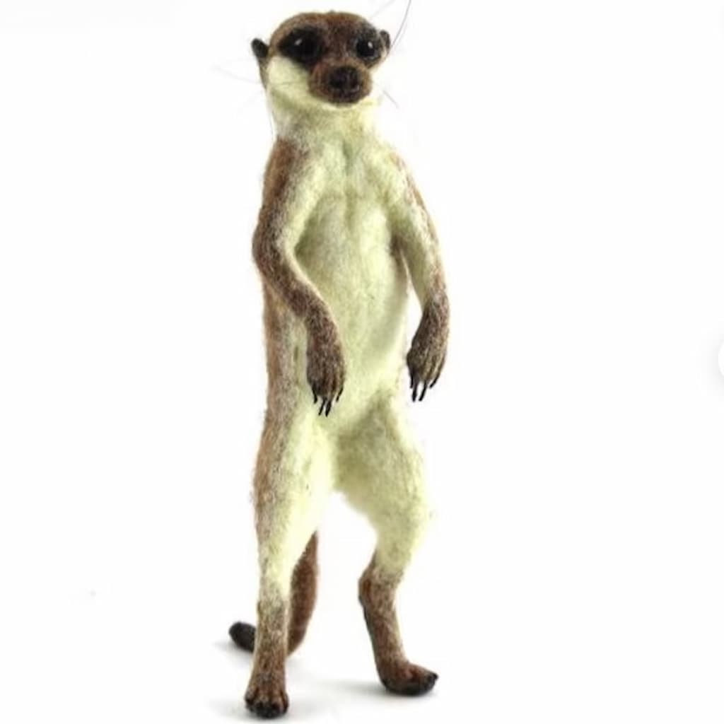 Mylo the Meercat Needle Felting Kit - Paradise Fibers
