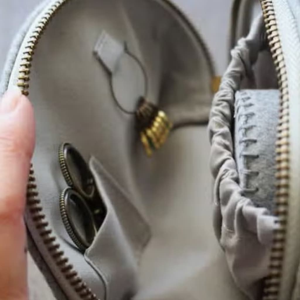 NNK Press Woolen Zippered Pouch | Filled - Paradise Fibers