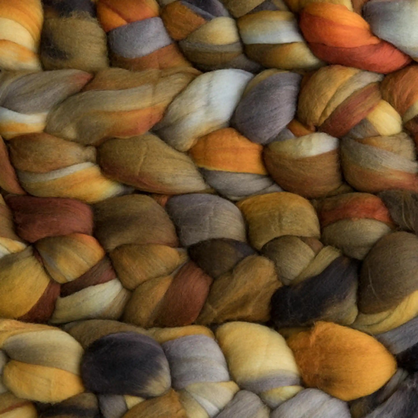 Glitter 048 - Malabrigo Nube Roving Fiber Braid