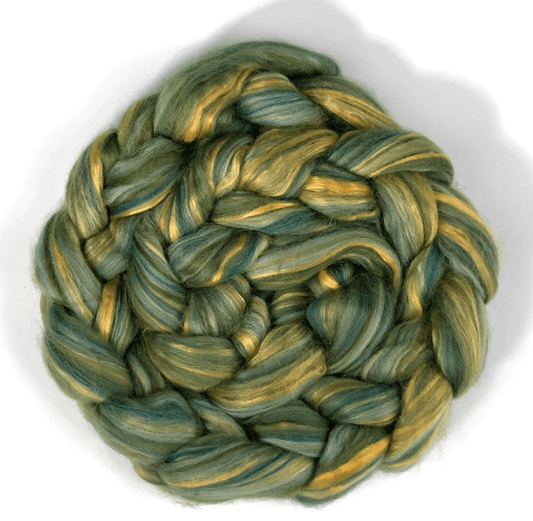 Paradise Fibers 80/20 Merino & Mulberry Silk Top – Stately Home - Paradise Fibers