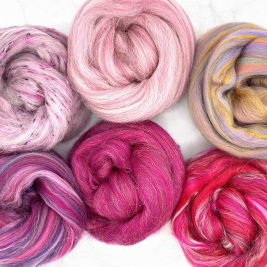 Paradise Fibers Mixed Wool Bag | The Pink Blush Collection - Paradise Fibers