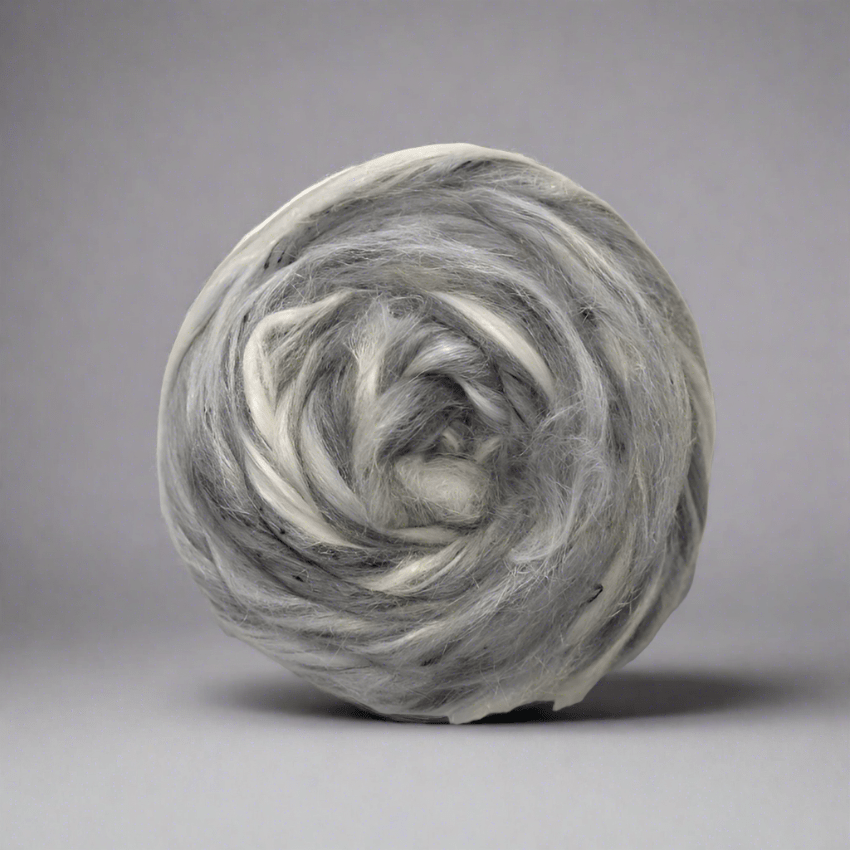 Paradise Fibers | White Cabbage Moth Tweed Blend - Paradise Fibers