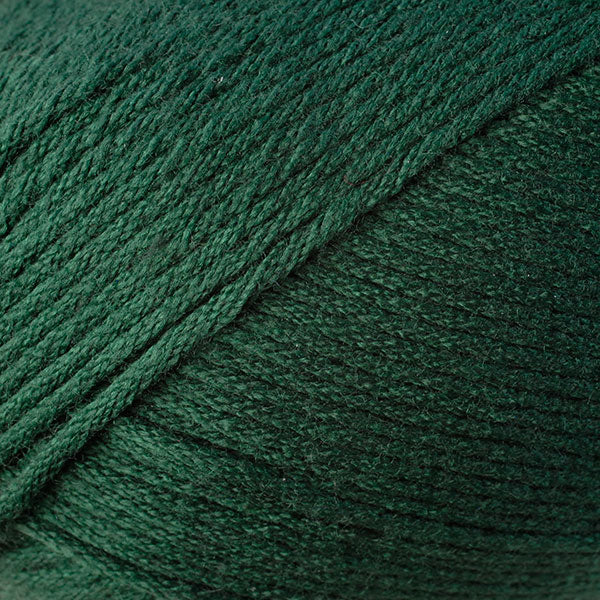 Color Spruce 9762. A medium green skein of Berroco Comfort Worsted washable yarn.