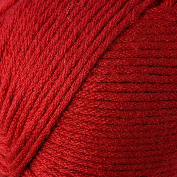  Color Wild Cherry 9755. A red skein of Berroco Comfort Worsted washable yarn.