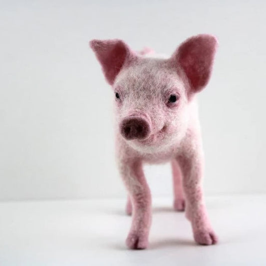 Pippin the Pig Needle Felting Kit - Paradise Fibers