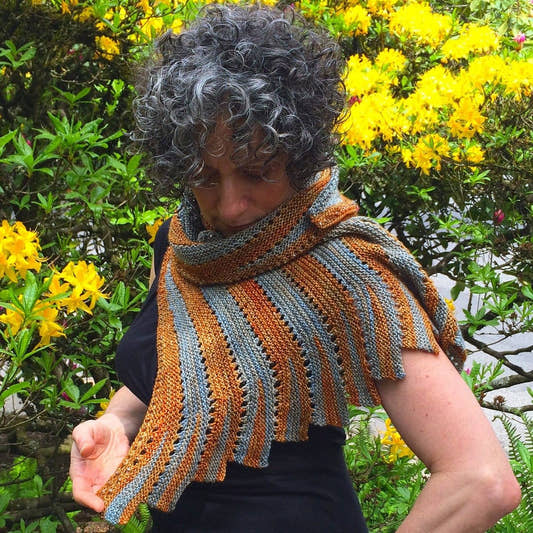 Rainshadow Shawl Pattern by Sivia Harding, Printed Pattern
