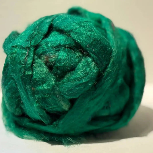 Recycled Sari Silk Pulled Rovings - Paradise Fibers