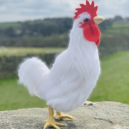 Reggie the Rooster Needle Felting Kit - Paradise Fibers