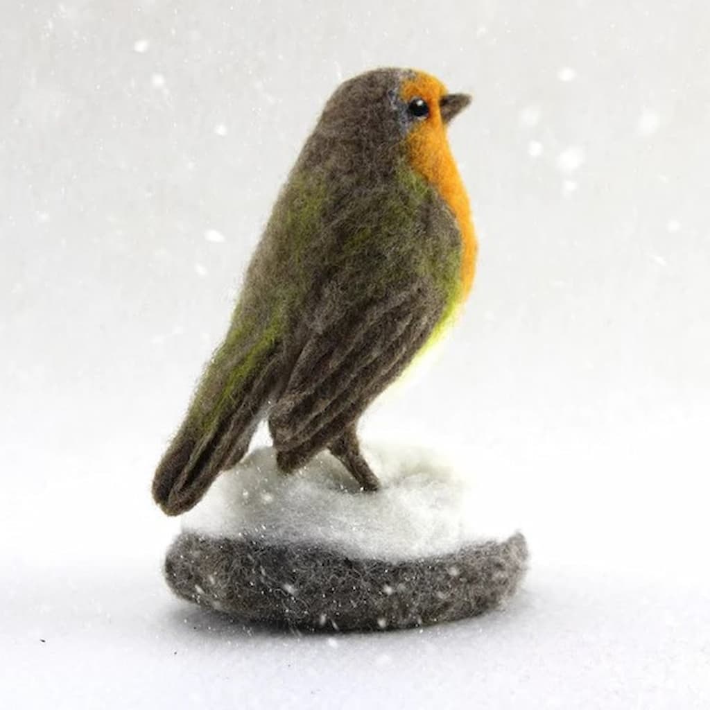 Robyn the Robin Needle Felting Kit - Paradise Fibers