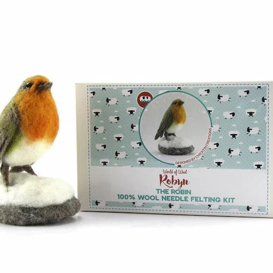 Robyn the Robin Needle Felting Kit - Paradise Fibers