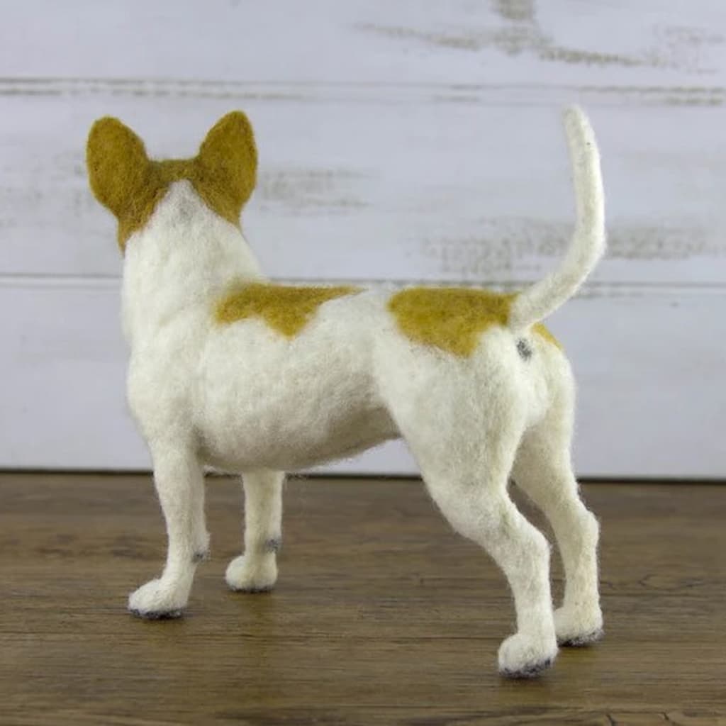Russell the Jack Russell Needle Felting Kit - Paradise Fibers