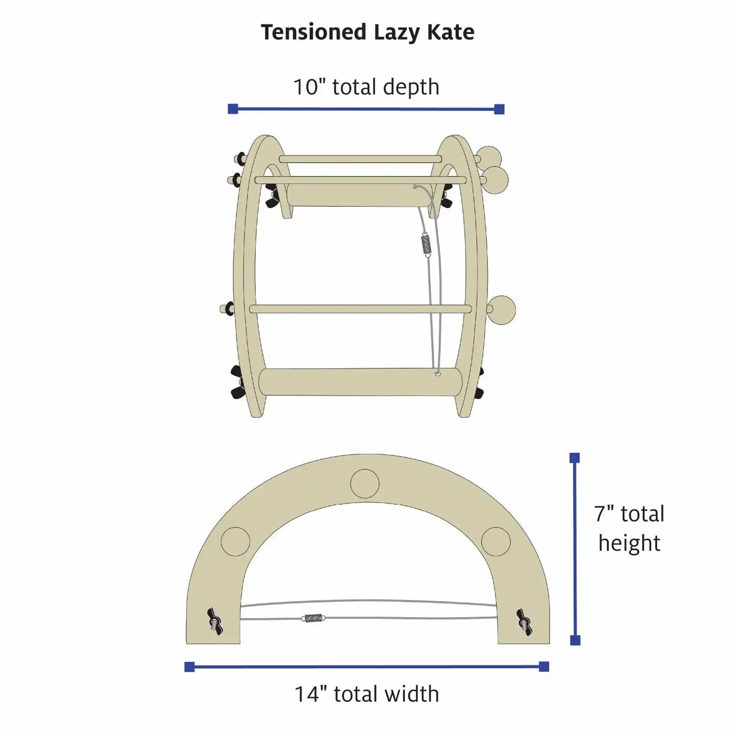 Schacht Industrious Collapsible Lazy Kate, view 2