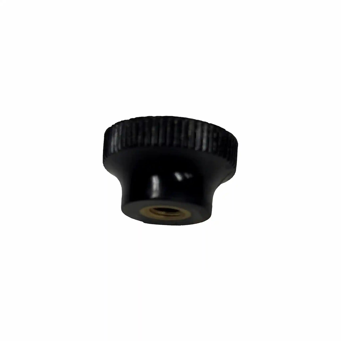 Standalone Matchless Whorl knob with internal threading and external knurling