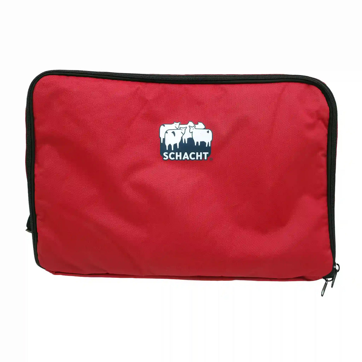 Schacht Sidekick Carrying Bag shown in red with the signature Schacht logo with sheep