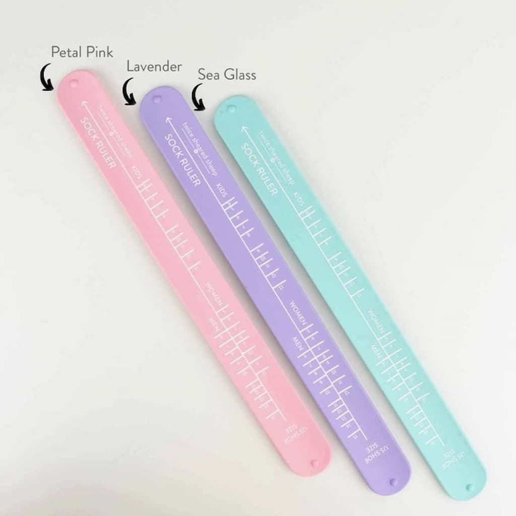 Sock Ruler - Sock Sizing Snap Bracelet - Paradise Fibers