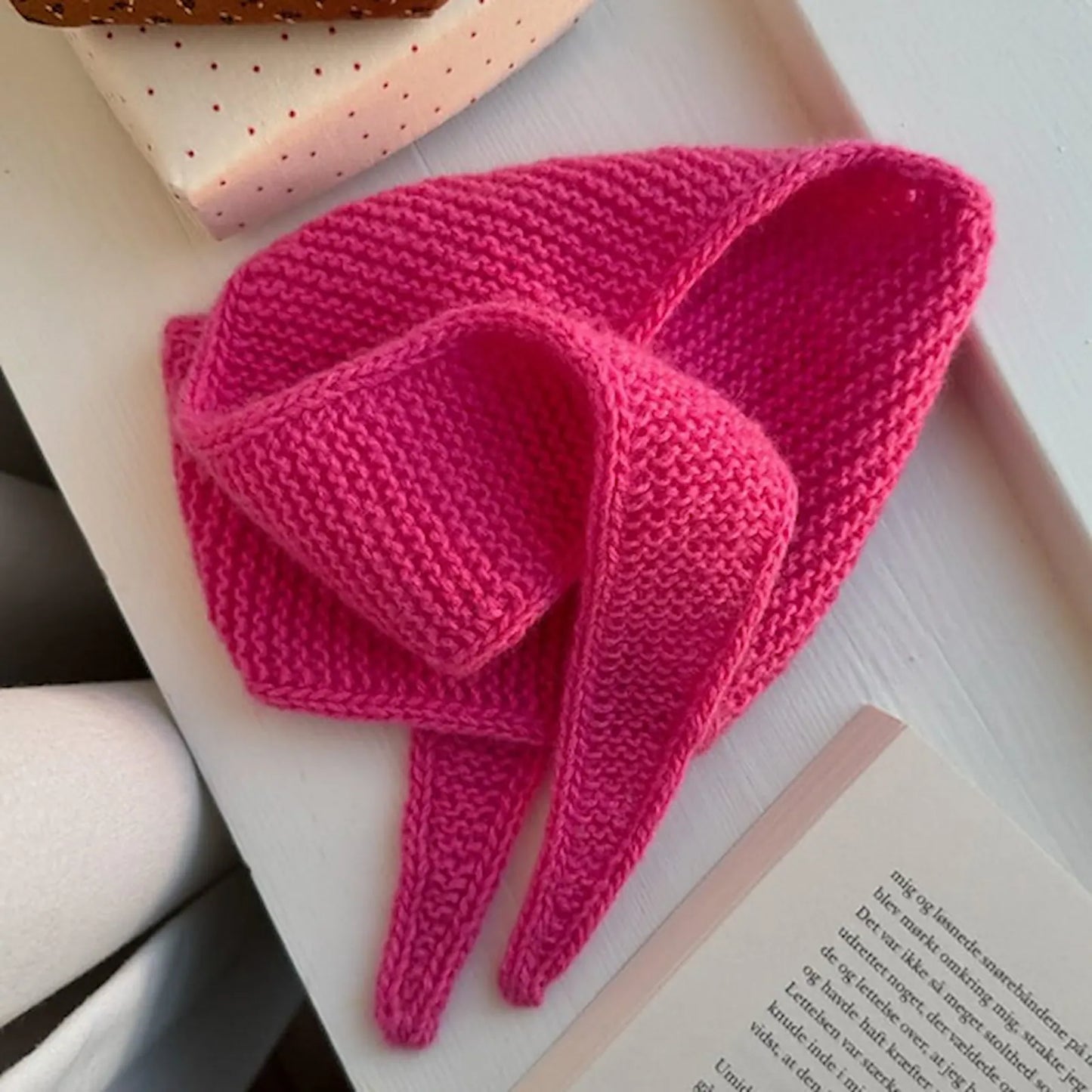 Sophie Scarf Knitting Kit & Pattern in Arroyo