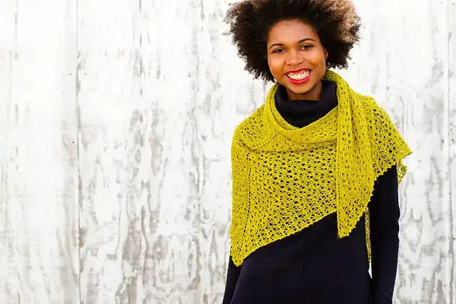 TANGLED LACE SHAWL Pattern by Juniper Moon - Leaflet - Paradise Fibers