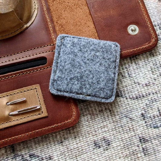 Thread and Maple Leather Buffer Pad - Paradise Fibers