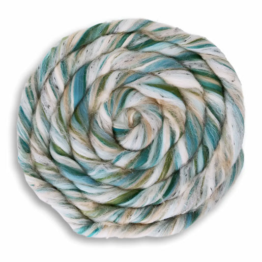 Paradise Fibers Tweedy Merino and Camel Down Blend - Velvet Fog