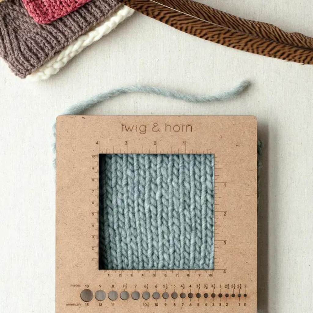 Twig and Horn | Square Gauge Ruler - Paradise Fibers