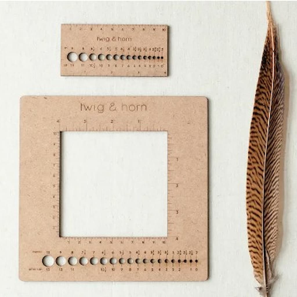 Twig & Horn | Small Gauge Ruler - Paradise Fibers