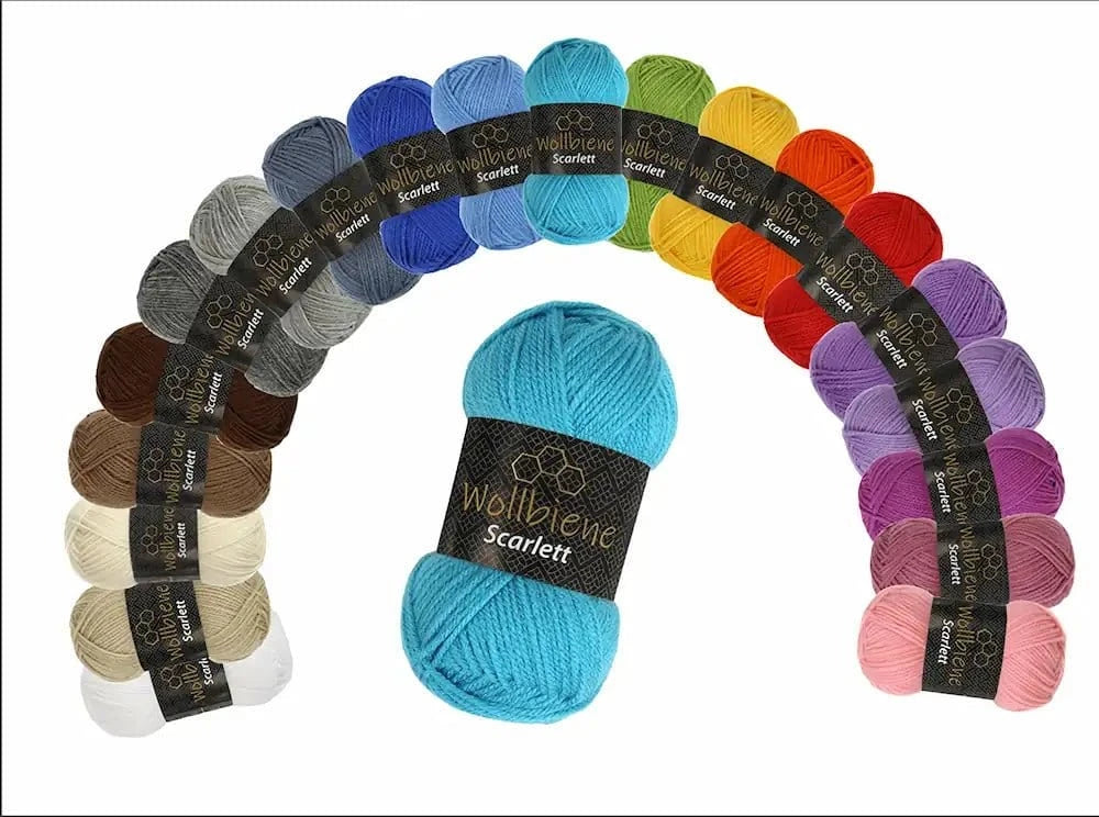 Wollbiene Scarlett Crochet & Knitting Wool - Paradise Fibers