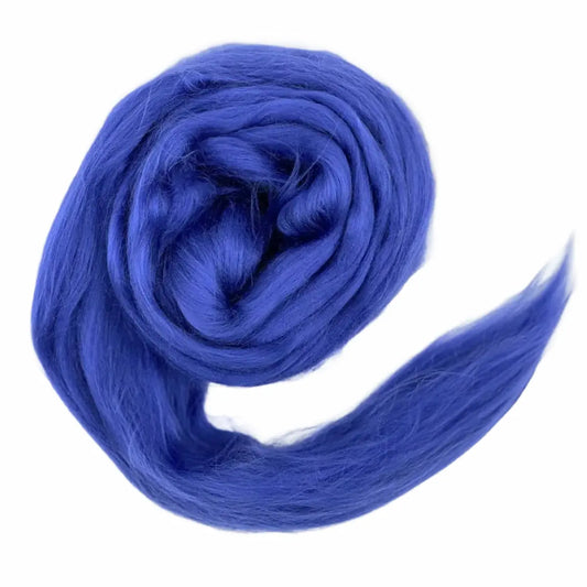 Solid Color Dyed Bamboo Top - Blue Dragon