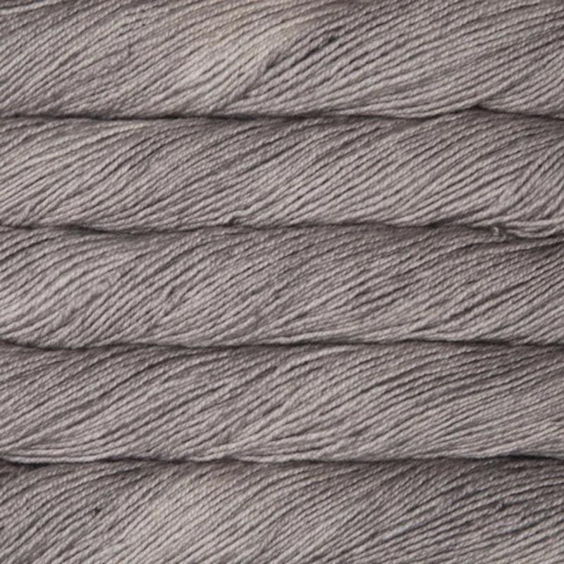 Malabrigo Dos Tierras DK Yarn in Pearl 036- a tonal grey colorway