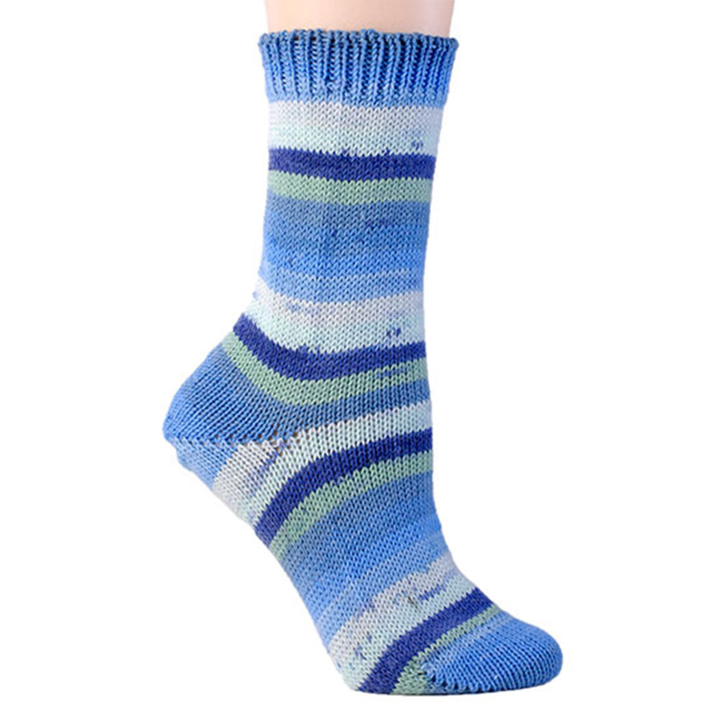 Color Fiordland 1827. A self patterning skein of Berroco Comfort wool-free sock yarn.