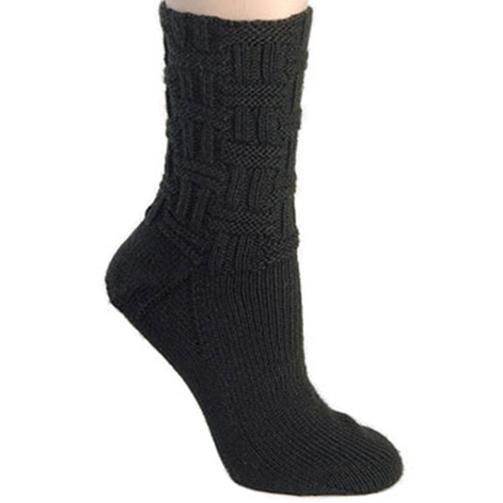 Color Liquorice 1734. A solid color Grey skein of Berroco Comfort wool-free sock yarn.