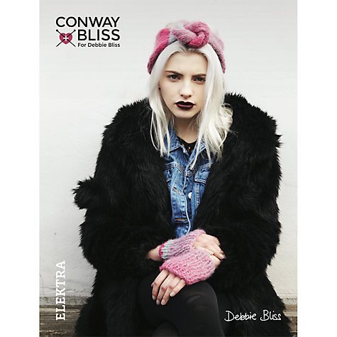 Conway + Bliss for Debbie Bliss Elektra Turban & Wristlets Pattern-Patterns-
