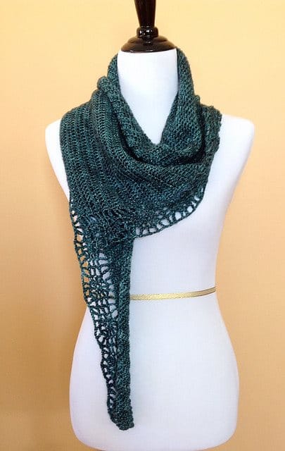 Candeo Shawl (Boomerang Style)-Patterns-