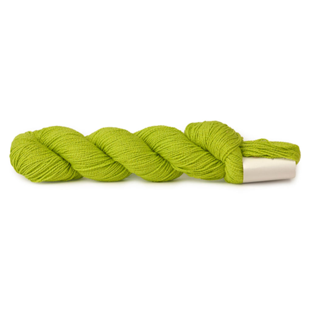 CoBaSi in the color Kiwi 007, a bright warm green colorway.