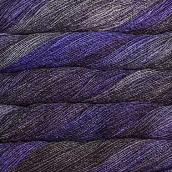 Malabrigo Arroyo Yarn Lavanda 066 - a variegated violet and grey colorway