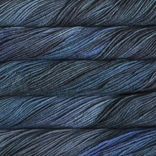 Malabrigo Arroyo Yarn Regatta Blue 134 - a variegated blue and grey colorway