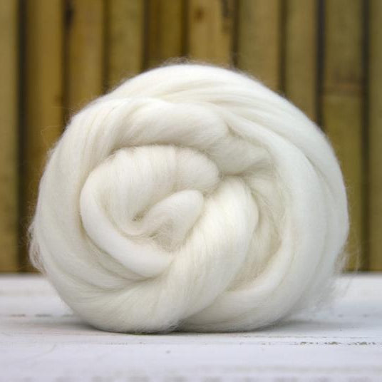 A bundle of Naturally White Angora Wool Rabbit Roving