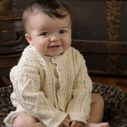 Appalachian Baby Designs Aran Cardigan Kit - Paradise Fibers