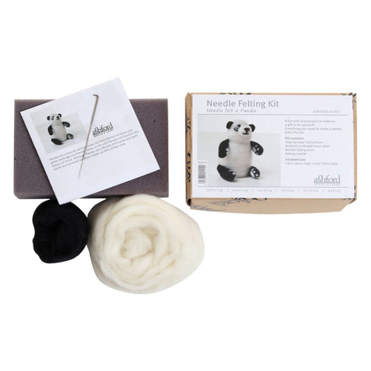 Ashford Needle Felting Kit - Panda - Paradise Fibers